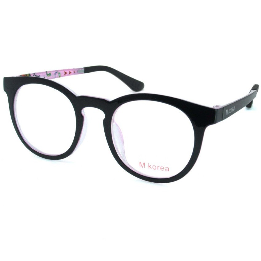 fashion-m-korea-แว่นสายตา-รุ่น-5541-สีดำตัดชมพู-กรองแสงคอม-กรองแสงมือถือ