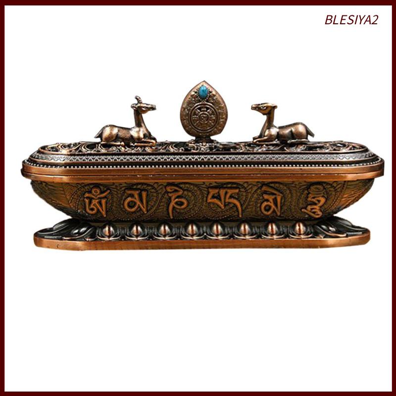 chinese-tibet-tibetan-alloy-incense-censer-burner-metal-crafts-decoration-golden