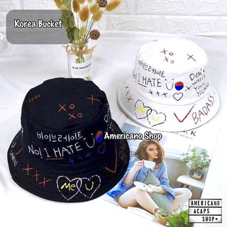 หมวกบักเก็ต Korea Bucketหมวกแฟชั่นเกาหลี (ส่งของจากไทยทุกวัน)