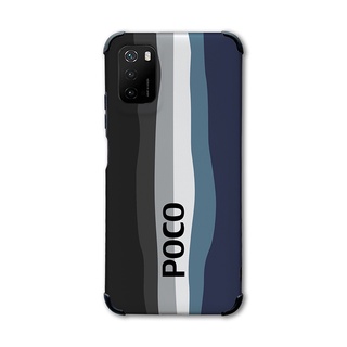 ภาพขนาดย่อของภาพหน้าปกสินค้าOriginal Official Rainbow Color Case Xiaomi POCO M3 M4 X3 Pro NFC 4G 5G Casing Brand Gradient Silicone Cover จากร้าน iopco.th บน Shopee ภาพที่ 2