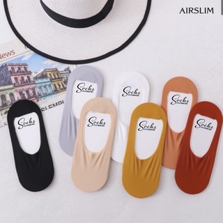 ภาพหน้าปกสินค้า(1คู่) AIRslim® ถุงเท้าผู้หญิง ไมโครไฟเบอร์ เทคโนโลยีผ้า บางเบา เย็นสบาย ยืดหยุ่นสูง ระบายอากาศ แห้งไว ที่เกี่ยวข้อง