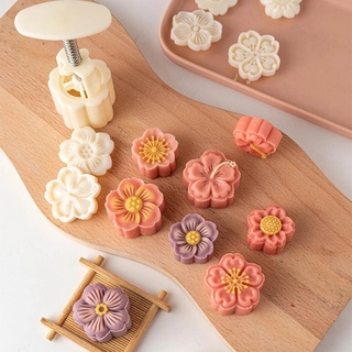 แม่พิมพ์เค้กแสตมป์รูปทรงดวงจันทร์ดอกไม้ Blossom Cherry Pastry