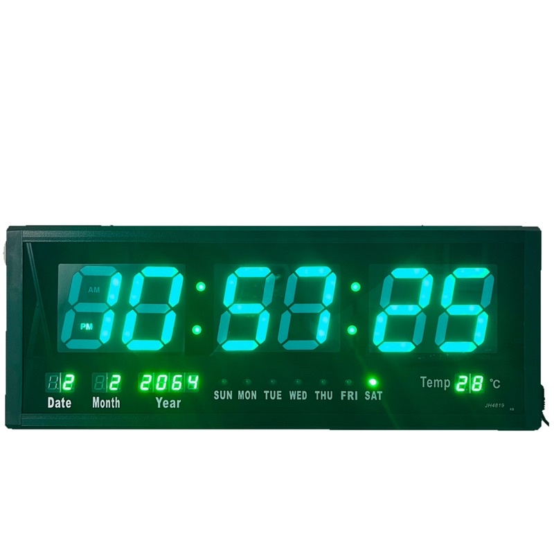ภาพหน้าปกสินค้านาฬิกาดิจิตอล แถมอะแดปเตอร์(JH6826) 68.5x26x3cm นาฬิกา ตั้งโต๊ะ LED DIGITAL CLOCK นาฬิกาแขวน นาฬิกาตั้งโต๊ะ จากร้าน c.dailynecessities บน Shopee