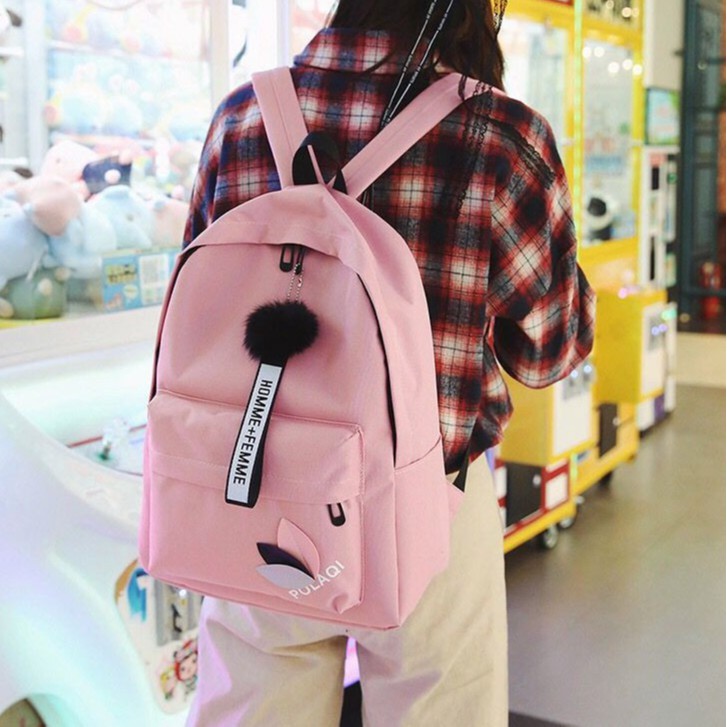 ภาพหน้าปกสินค้า𝑬𝑽𝑬 กระเป๋าเป้ปอมๆ มี 6 สี **ในกรณีขึ้น Sales จะไม่มีประกัน** (E-206) จากร้าน hanan1996 บน Shopee