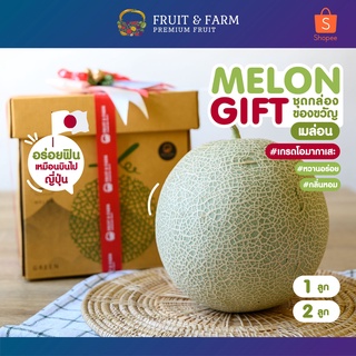 ภาพหน้าปกสินค้าชุดกล่องของขวัญเมล่อน (1 ลูก)(2 ลูก) \"Melon Gift Box\" กล่องของขวัญจากเมล่อน(เนื้อเขียว)(เนื้อส้ม) ที่เกี่ยวข้อง
