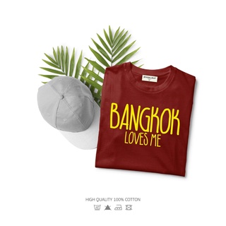Snow&amp;Sun เสื้อยืด Bangkok loves me มี 4 สีให้เลือก เสื้อยืดพิมพ์ลาย เสื้อยืดผู้หญิง เสื้อยืดผู้ชายใส่สบาย เสื้อยืดคอกลม