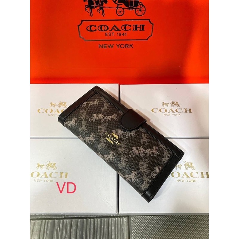 coach-กระเป๋าตังค์แบรนด์เนม-พร้อมกล่อง