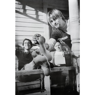 โปสเตอร์ รูปถ่าย วงดนตรี ร็อค เนอร์วานา NIRVANA 1987-94 POSTER 24”x35” Inch Kurt Cobain Legend American Rock Band v16
