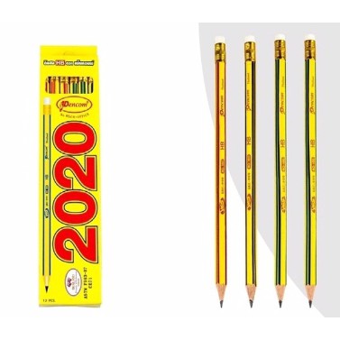 ดินสอไม้-hb-pencom-รุ่น-wlch-2020-แพ็ค-1-กล่อง-12-ด้าม
