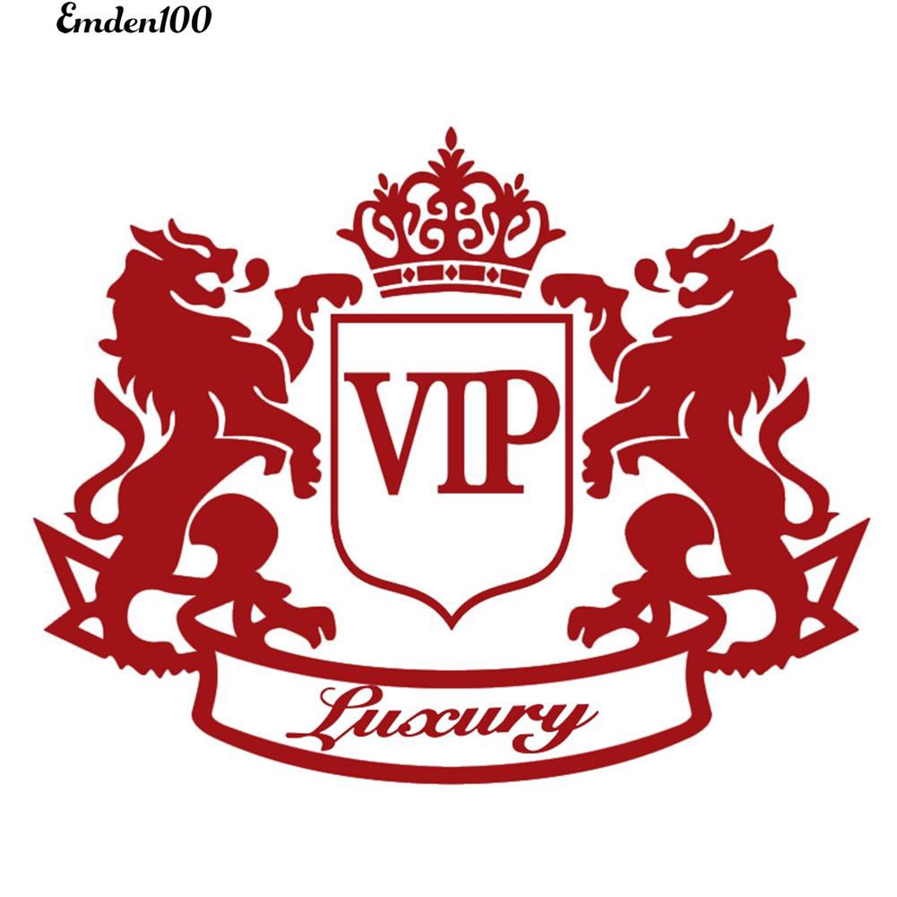 emden-สติกเกอร์ลาย-double-lion-crown-vip-สำหรับติดรถยนต์-รถจักรยานยนต์