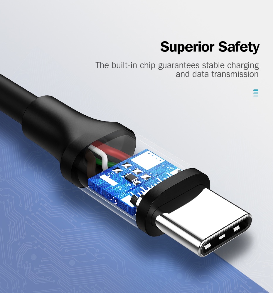 รูปภาพเพิ่มเติมของ Ugreen 60W USB C เป็น Type-C สายชาร์จข้อมูล ชาร์จเร็ว สําหรับ Samsung Macbook HUAWEI