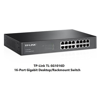 ภาพขนาดย่อของภาพหน้าปกสินค้าTP-Link 16 / 24 Gigabit Ports 10/100/1000 Mbps TL-SG1016D / SG1024D สวิตช์ ฮับ switch hub Network - HITECHubon จากร้าน hitechubon บน Shopee ภาพที่ 2