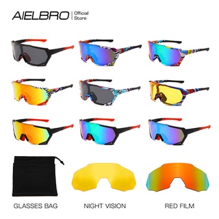 『READY STOCK』AIELBRO แว่นตากันแดดป้องกันรังสี Uv400 Unisex