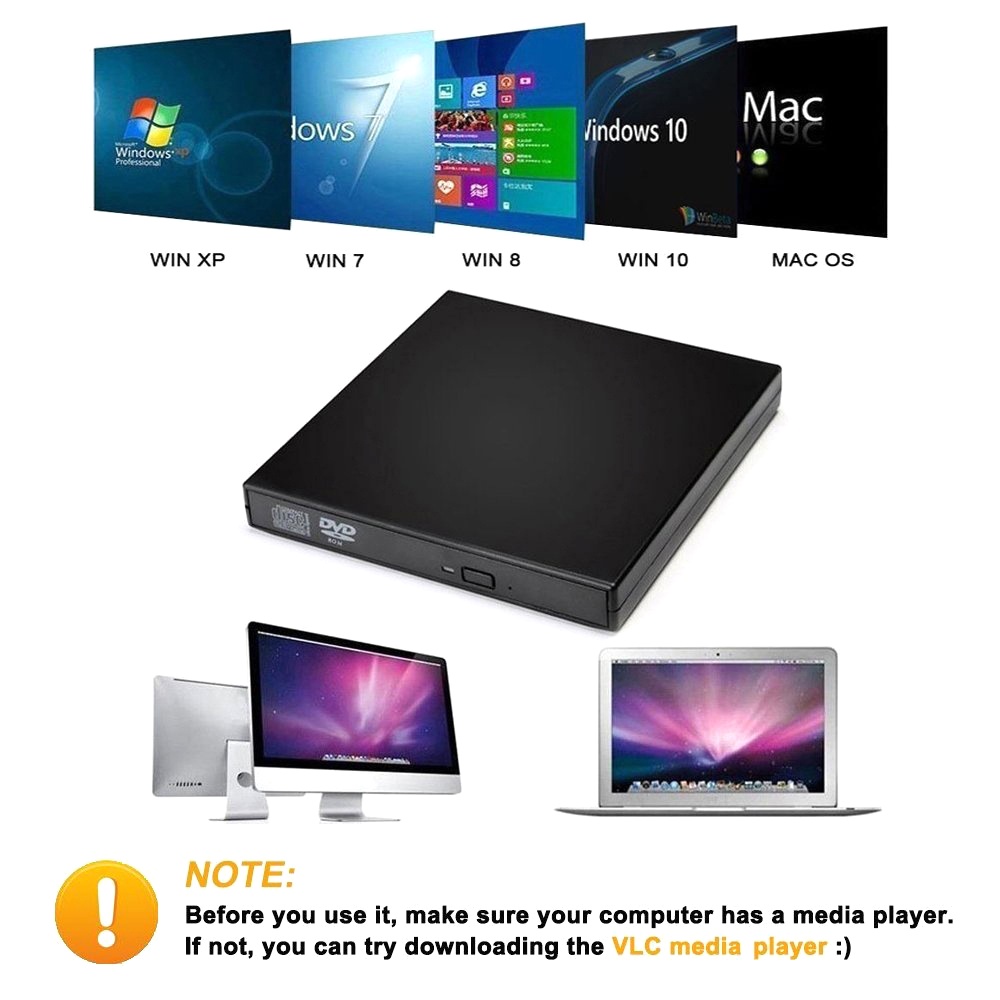 ไดรฟ์ดีวีดี-ไดรฟ์dvd-dvd-rom-แบบพกพา-รองรับช่องเสียบ-usb2-0-น้ำหนักเบา-สำหรับ-แบบพกพา