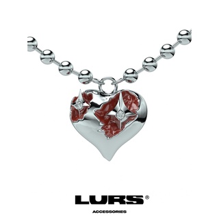 LURS Wounded Heart-Encrusted Diamond Necklace