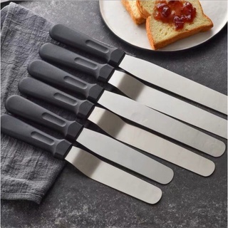 สปาตูล่า Spatula ที่ปาดเค้ก มีดปาด สปาตูลาแบบตรง สปาตูลาแบบงอ