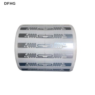 Dfhg สติกเกอร์ชิปโปรแกรมเมอร์ NTAG213 NFC UHF860~960MHz RFID 10 ชิ้น