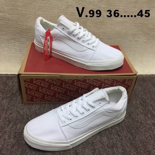 vans-old-skool-classic-ขาวล้วน