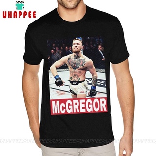 เสื้อยืดผ้าฝ้ายพิมพ์ลาย เสื้อยืด พิมพ์ลาย Conor Mcgregor Action ขนาดเล็ก สําหรับผู้ชาย