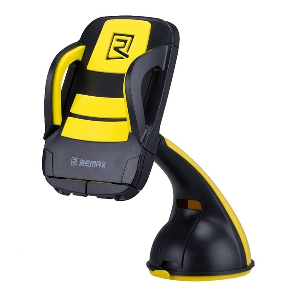 Remax ขาจับมือถือ Car Holder รุ่น RM-C04 (Black/Yellow) | Shopee Thailand
