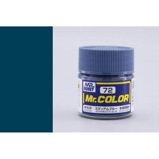 สีสูตรทินเนอร์ Mr.Color C72 intermediate blue