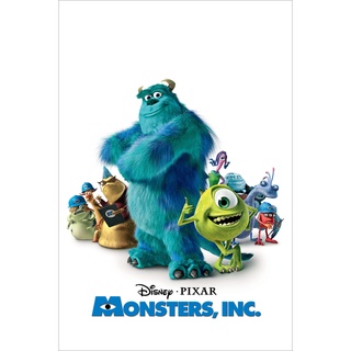 โปสเตอร์หนัง Monsters Inc มอนสเตอร์อิงค์ Movie Poster ภาพติดผนัง โปสเตอร์ติดผนัง ตกแต่งบ้าน รูปติดห้อง ของสะสม ร้านคนไทย