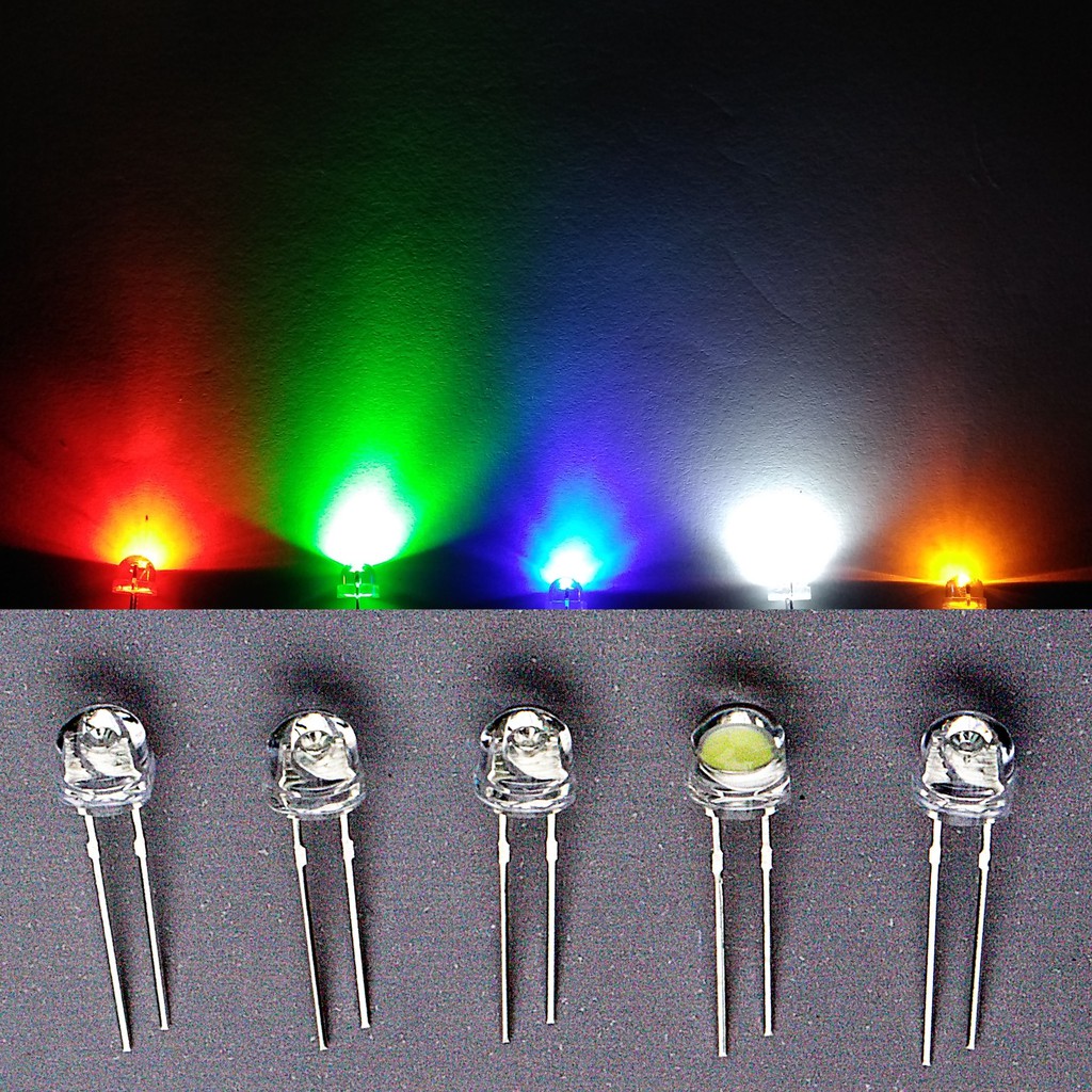 led-5mm-ultrabright-แดง-เขียว-น้ำเงิน-ขาว-เหลือง-ขมพู-ส้ม-50หลอด