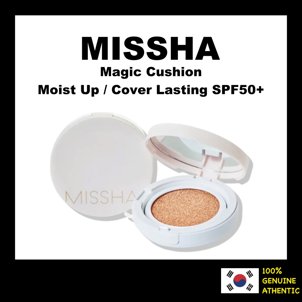 Missha Magic Cushion คุชชั่น ให้ความชุ่มชื้น ปกปิดยาวนาน SPF50+ PA