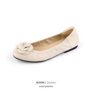 ภาพขนาดย่อของภาพหน้าปกสินค้าSweet Palettes รองเท้าหนังแกะ Bloom Jasmine จากร้าน sweetpalettes บน Shopee