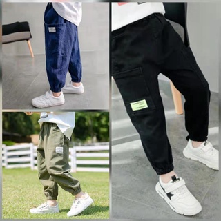 สินค้า [กางเกงกันยุงเด็ก] กางเกงเด็กผู้ชายสบาย ๆ หลวม ๆ กันยุงสไตล์เกาหลีฤดูร้อน