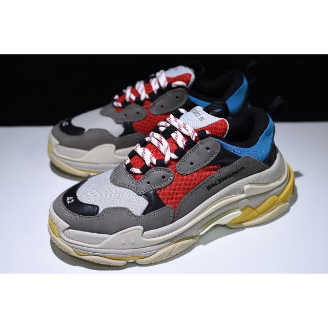 Balenciaga triple s yellow blue red discount