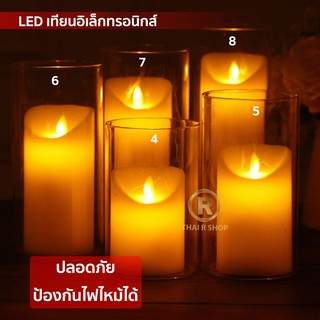 ภาพหน้าปกสินค้าเทียนอิเล็กทรอนิกส์ เทียน LED เป็นเนื้อเทียนไขหอมแท้  แสงสีส้ม เปลวไฟพลิ้วไหวสะเหมือนจริง เทียนไฟฟ้า ซึ่งคุณอาจชอบสินค้านี้