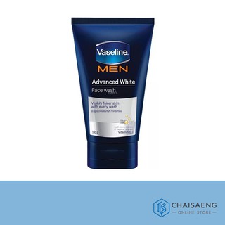 Vaseline Men Advanced White Face Wash Vitamin B3 วาสลีน เมน แอดวานซ์ ไวท์ เฟซ วอช วิตามิน บี 3 โฟมล้างหน้า 100 กรัม