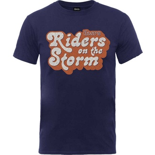 เสื้อยืด พิมพ์ลาย The Doors Riders The Storm แบบเข้ารูป สําหรับครอบครัว