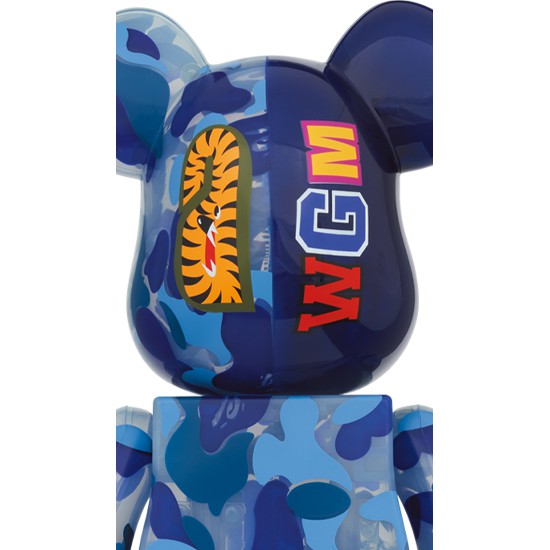 BE@RBRICK CLEAR ABC CAMO SHARK 1000% 3体（Be@rbrick 捕まら