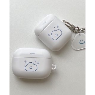 [ pre order 🇰🇷 ] ≋ white line airpod case