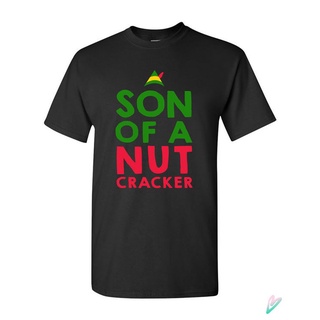 เสื้อยืดผู้ชายเสื้อยืด พิมพ์ลาย Son of A Nutcracker Buddy the Elf ของขวัญคริสต์มาส สําหรับปาร์ตี้