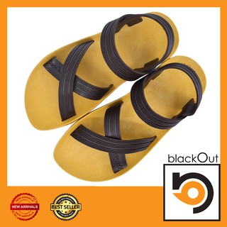 🔰 BlackOut X1 🔰 รองเท้าแตะ รองเท้ายางกันลื่น พื้นทอง