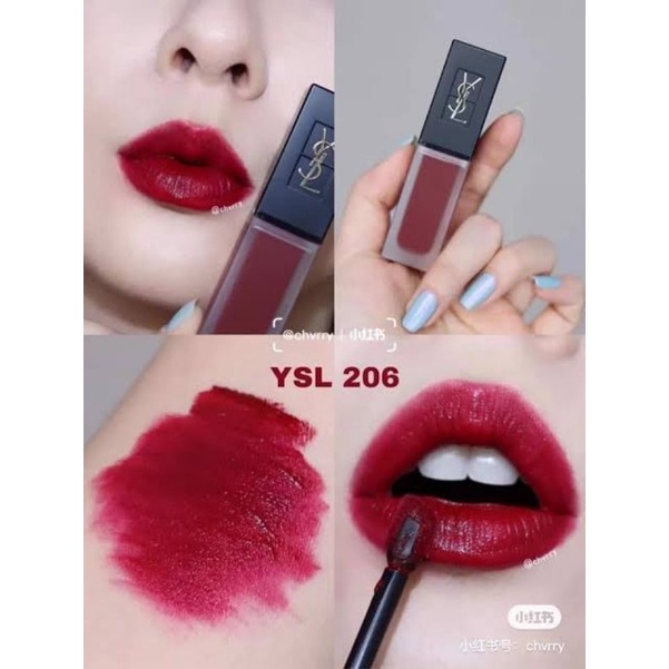 Ysl tatouage couture 2025 velvet cream 206