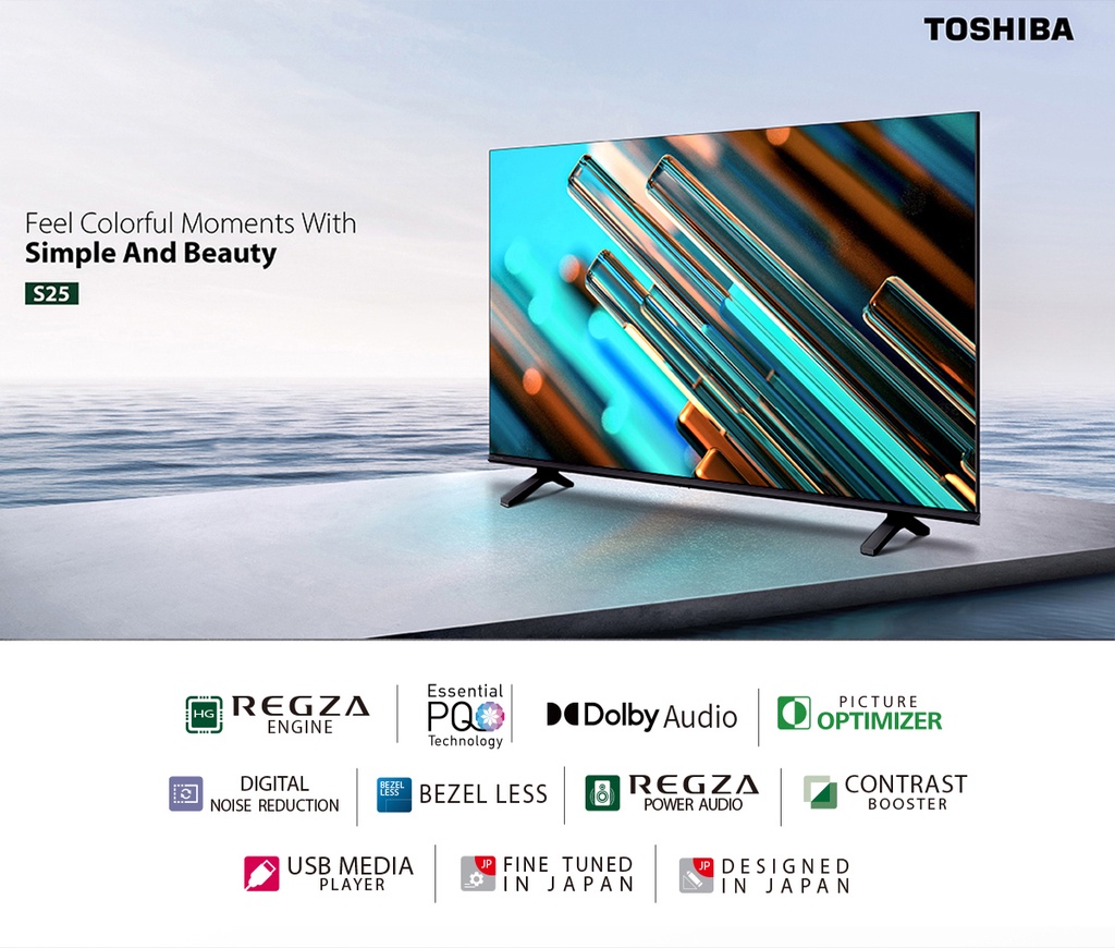 รูปภาพของ Toshiba TV 43S25KP ทีวี 43 นิ้ว Full HD Digital TV รุ่น Dolby Audio ทีวีดิจิตอล