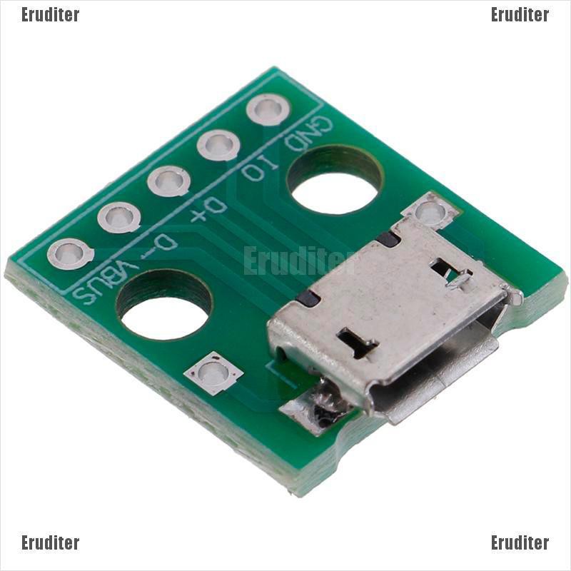 อะแดปเตอร์แปลง-micro-usb-to-dip-5-pin-female-connector-pcb-board-converter