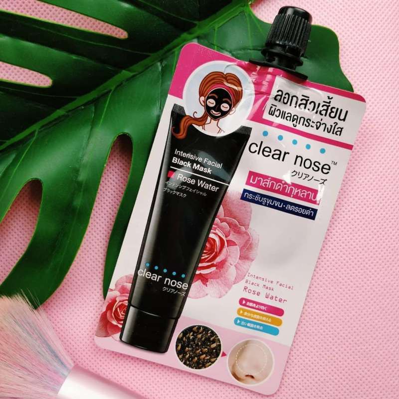 clear-nose-intensive-facial-black-mask-มาส์กดำกุหลาบลอกสิ้วเสี้ยน