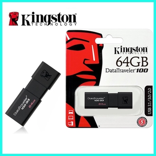 ภาพหน้าปกสินค้าKingston Pen Drive DataTraveler 100 G3 USB Flash Drives 16GB 32GB 64GB USB 3.0 High Speed ที่เกี่ยวข้อง