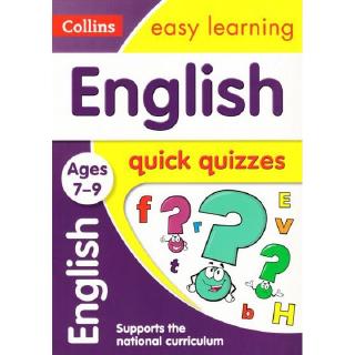 DKTODAY หนังสือ COLLINS EASY LEARNING KS2:ENGLISH QUICK QUIZZES AGES 7-9