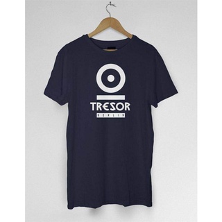 [100% Cotton] Wanyg เสื้อยืดลําลอง แขนสั้น คอกลม พิมพ์ลาย Tresor German Techno Detroit Edm Berlin House Music สไตล์คลาสิ