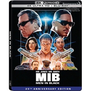 Men In Black: 25th Anniversary /เอ็มไอบี หน่วยจารชนพิทักษ์จักรวาล (ฉบับครบรอบ 25 ปี) (4K+BD Steelbook)