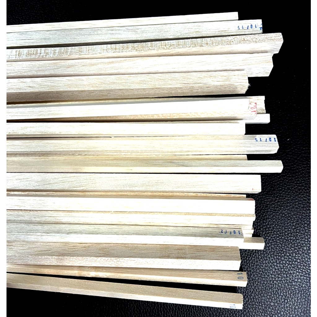 ไม้บลาซ่า สี่เหลี่ยม ไม้บัลซ่า Balsa Wood (มีหลายขนาด)(ราคาต่อ2แท่ง ...