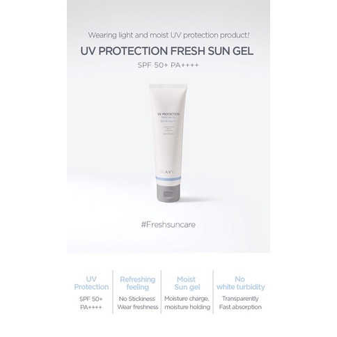 klavuu-uv-protection-fresh-sun-gel-spf50pa-50ml-เจลกันแดด