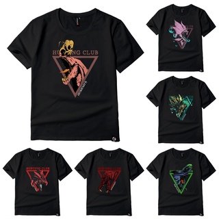 ราคาต่ำสุด!!▪❉◇Monster Hunter Anime T-Shirt Dinosaur Monster Club Women Men Teens Cal Short Sleeve Black TeeS-3XLสามารถป