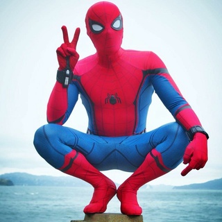 ฮาโลวีน Spiderman เสื้อผ้าเด็กชุดฤดูร้อน cos เครื่องแต่งกายวันเด็ก Iron Man boy bodysuit